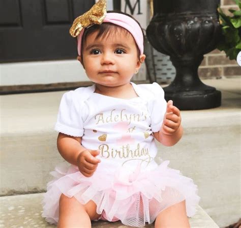 personalized 1st birthday outfits for girls|Personalized Birthday Outfits